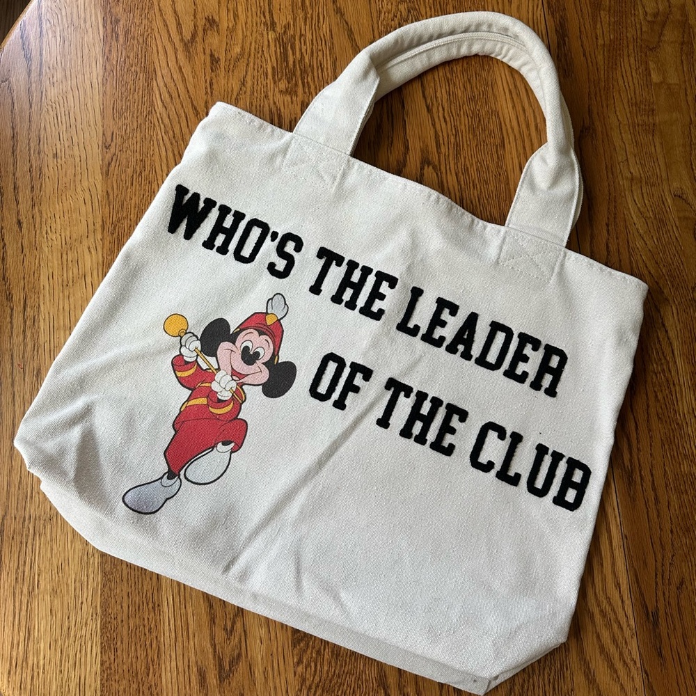 Disney Mickey Mouse Club Canvas Tote - Brand new!